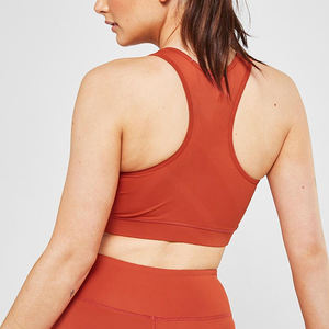 Sujetador Deportivo de Alta Sujeción para Mujer, Estilo Racerback, Top Corto para Yoga y Fitness, Logotipo Personalizado, Ropa Deportiva - Product Image 3