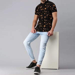 Camiseta Deportiva Personalizada al por Mayor para Hombre, Transpirable, de Secado Rápido, de Poliéster y Algodón, con Logotipo Bordado, Talla Grande, Estampada - Product Image 4