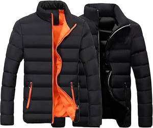 Chaqueta universitaria con aislamiento de lana ligera para hombre, Abrigo acolchado plegable para deportes de invierno, nieve, esquí, senderismo, Viajes - Product Image 6