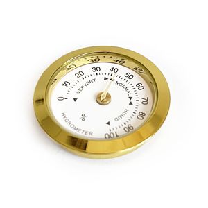 Higrómetro Analógico AEK-Tech con Marco Dorado y Esfera Blanca de 37 mm - Product Image 2