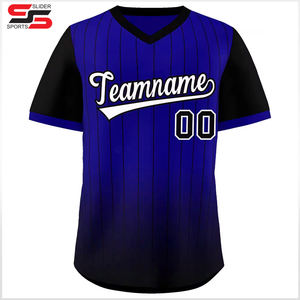 เสื้อเบสบอลใส่ได้ทั้งชายและหญิงเสื้อสวมหัวคอวีแบบแห้งเร็วระบายอากาศได้ดีชุดกีฬาไซส์ใหญ่พิเศษสำหรับเด็กผู้ชายและผู้เล่นซอฟต์บอล - Product Image 6