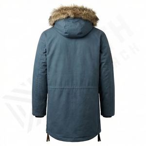 Vestes d'hiver chaudes et isolées thermiquement pour hommes, style décontracté, coupe slim, avec poche zippée, de haute qualité, à capuche, coupe-vent, vêtements de neige - Product Image 2