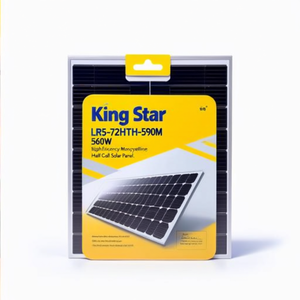 Panneau solaire monocristallin à demi-cellules haute efficacité King Star Solar LR5-72HTH-590M 560W - Product Image 2