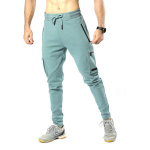 Pantalon de jogging slim fit pour homme, athlète, avec logo et couleur personnalisés, poches latérales à cordon de serrage, vente chaude - Product Image 1