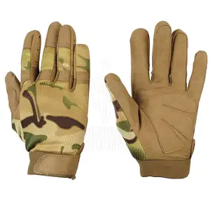 Guantes de paintball antideslizantes de cuero de tela de malla MOQ bajo Guantes de paintball de secado rápido para hombres y mujeres