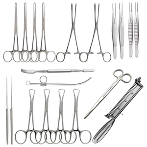 ชุดเครื่องมือผ่าตัดกระดูกสัตว์แบบใช้มือ 9 ชิ้น สำหรับการผ่าตัดสัตว์ คุณภาพสูง - Product Image 3