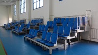 JY-720 Tempat Duduk Tribun Aluminium Harga Terjangkau, Portabel, untuk Luar Ruangan dan Dalam Ruangan, Produsen Tempat Duduk Stadion