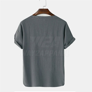 Camiseta de Algodón 100%, Transpirable, de Manga Corta, de Alta Calidad, Ropa de Verano para Hombre - Product Image 2