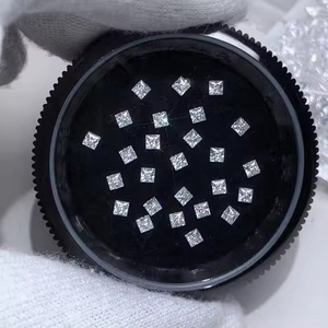 1,5 MM a 5 MM blanco E Color VVS2 piedra de corte princesa pequeño diamante Natural corte cuadrado piedra preciosa suelta para la fabricación de joyas piedra - Product Image 2