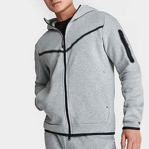 Sweats à capuche zippés d'hiver les plus vendus, 100% coton, GSM personnalisé, écologiques, respirants, légers, style streetwear, vêtements pour hommes - Product Image 3