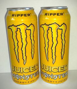 Bebida Energética Monster Juiced Ripper, Latas de 500 ml, Paquete de 12, Alto Contenido de Cafeína, Sabores Frutales, Aumenta la Energía, Bebida Refrescante - Product Image 2