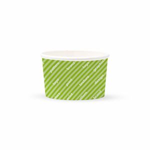 Gobelets en carton compostables P2P 120cc - Personnalisables, fond plein, qualité alimentaire, biodégradables - Product Image 1