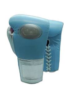 Guantes de Boxeo de Cuero Kombat con Logotipo Personalizado, Cierre de Cordones, Absorción de Humedad y Relleno Inyectado para Entrenamiento en Gimnasio y Uso Unisex - Product Image 1