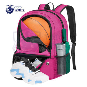 Sac de basket-ball rose confortable, best-seller, lisse, respirant, léger, logo personnalisé raisonnable, imprimé, intérieur/extérieur - Product Image 1