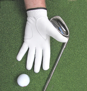 Gant de Golf Homme Tout Cuir Haute Qualité Premium Cabretta Cuir Sports d'Hiver Or/Jaune Main Droite - Product Image 1