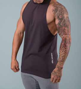 Vente en gros de débardeur de gym personnalisé débardeur en coton entraînement course à pied basket-ball fabricant de débardeurs pour hommes - Product Image 4