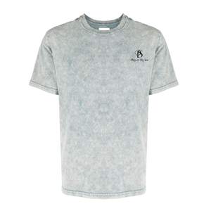 เสื้อยืดแขนสั้นคอกลมพอดีตัวสำหรับผู้ชายผ้าโพลีเอสเตอร์/ ผ้าฝ้ายกันรอยยับระบายอากาศได้ดีแห้งเร็ว - Product Image 1
