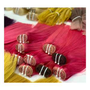 วิกผมเรมี่แท้ทรงตรงและเครื่องมัดผมคู่ผมเวียดนามความยาวทั้งหมดในราคาขายส่ง - Product Image 2