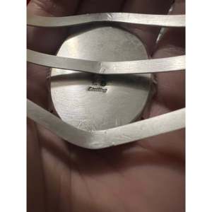 Bracelet manchette tendance en argent sterling et turquoise Eddie Secatero - Product Image 5