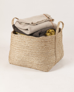 New Best Quality Modern Design New Products Custom Design Braided <b>Basket</b> with Handle Natural <b>Jute</b> Ecofriendly Fashion <b>Baskets</b> - Product Image 5