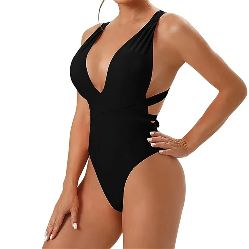 Fashion One Piece Swimming Suit Women Swimsuit Beachwear Bathing Suit Swim Wear