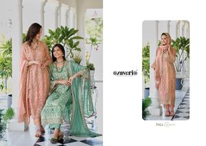 Designer Silk Embroidery Sequence Work Salwar Suit Kameez Dupatta Fashionable Pakistani Wedding Function Wear Adults Long Gown - Product Image 4