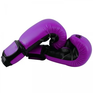 Guantes Profesionales de Boxeo Tailandés para Adultos, 10oz, Material de Cuero PU, para Jóvenes Entrenadores y Boxeadores de MMA - Product Image 2