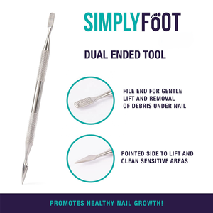 Foot Ingrown Renewable Toenail Kit Includes Stainless Steel Toenail Nipper and Stainless Steel Dual End Pusher Easy-to-Use - Product Image 4
