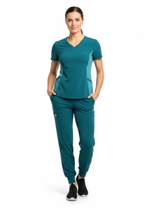 Trending Wholesale <b>Top</b> Quality Nursing Medical Uniform Medical <b>Scrub</b> Spandex Stretch Fashionable Uniform Medical <b>Scrub</b> Sets - Product Image 6