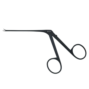 Pinces Alligator Micro-ENT Réutilisables 8 cm, Forme de Coupe, Revêtement Noir, Instrument Manuel pour Dissections Délicates de l'Oreille, du Nez et de la Gorge - Product Image 1