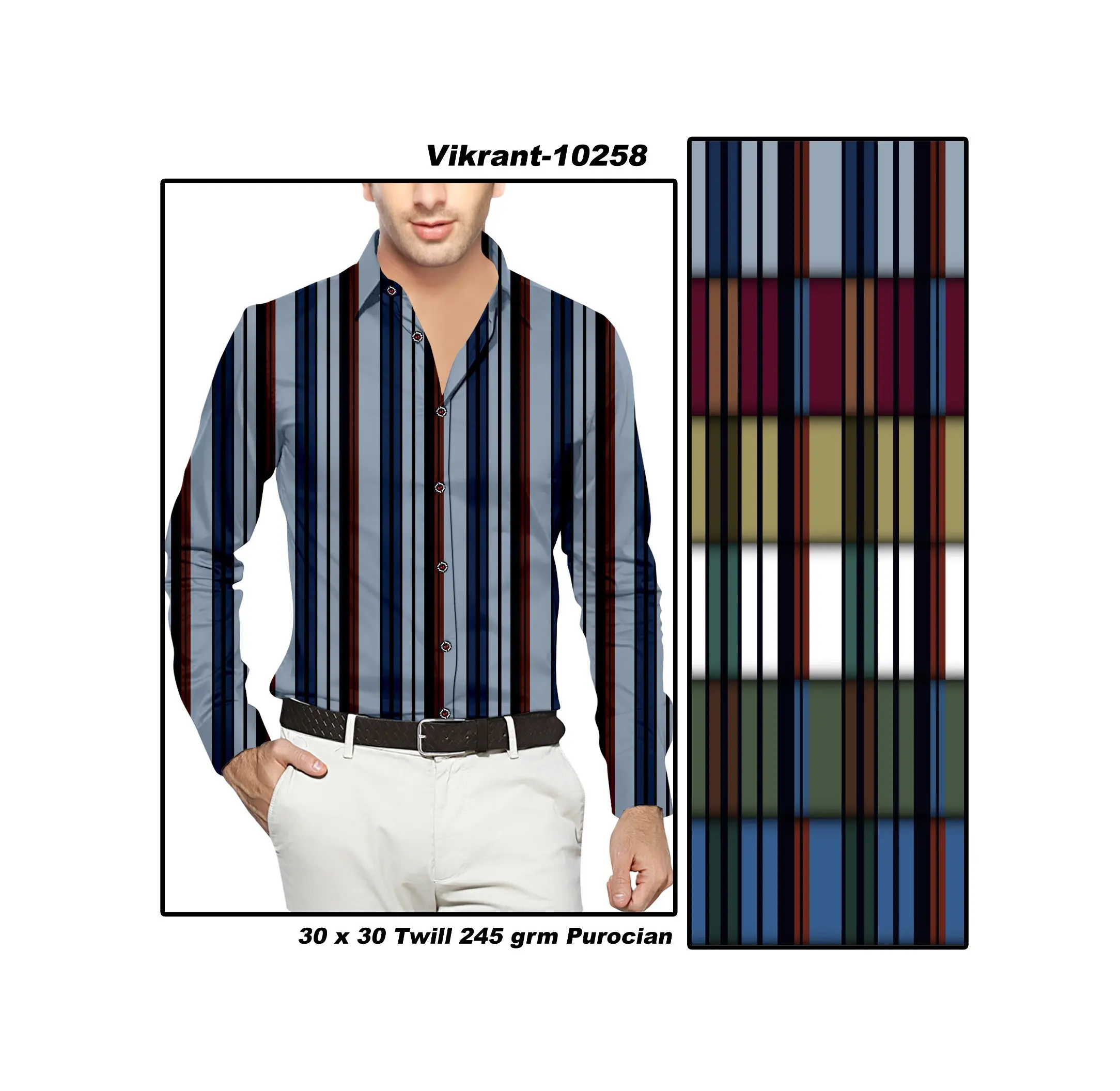 Yarn Dyed Printed Checks Shirt Fabrics 30' Dyeing Purocians Checks Shirt Cloth Wholesale Manufacturer Weaving 100% Cotton