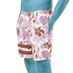 Short de jogging pour homme imprimé par sublimation personnalisée-Spandex imperméable et respirant/Tenue décontractée d'été en coton/polyester - Product Image 3