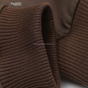 Wholesale 2025 Solid Design High Street Brown Leather Motorcycle Jacket Front Logo Windproof Soft Stand Collar Men's - Product Image 5