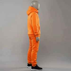 ชุดวอร์มผ้าฝ้ายเฟรนช์เทอร์รี่คุณภาพสูงแบบสั่งทำพิเศษ น้ำหนัก 340 กรัม ทรงเรียบง่าย สไตล์ย้อมสีแบบแอซิดวอช พร้อมเสื้อฮู้ดแบบสวมหัวสำหรับผู้ชาย - Product Image 5