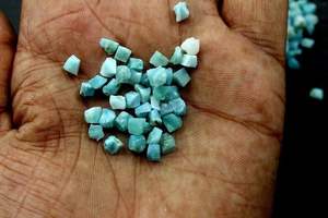 50 pièces minuscule Larimar rugueux taille minérale 2-4 MM pierre précieuse Larimar naturelle pierres brutes non traitées fabrication brute bijoux véritable rugueux - Product Image 3
