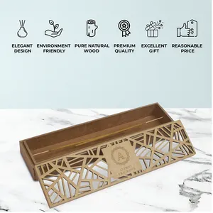 Support d'encens en bois Sheesham de conception multitâche exclusif, disponible au prix de gros - Product Image 2