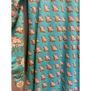 Vestido de Verano Oriental Jade 2 - Elegante Vestido Largo de Viscosa sin Tirantes con Cintura Imperio, Cremalleras, Drapeado, Diseño de Diamantes y Talla Grande XL - Product Image 5