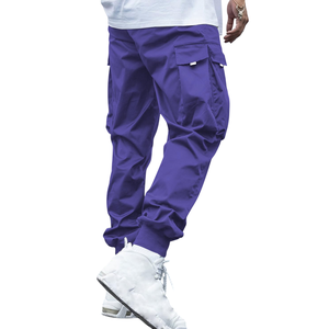 Pantalones Cargo con estampado personalizado al por mayor para hombre, pantalones elásticos para exteriores para ropa de calle decorativa atrevida en 2025 - Product Image 2