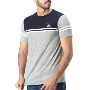 เสื้อยืดแขนสั้นผู้ชายแบรนด์หรู ราคาประหยัด ทรงปกติ ระบายอากาศได้ดี ผ้าถักน้ำหนัก 220 กรัม ป้องกันรอยยับ - Product Image 1