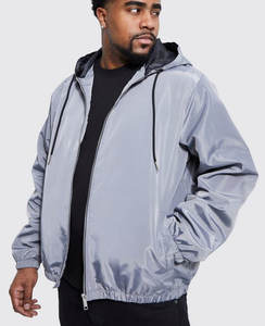 Chaqueta universitaria impermeable para hombre, chaqueta cortavientos Anorak transpirable con logotipo personalizado, ropa informal suave, chaqueta lisa - Product Image 1