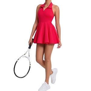 Jupe de tennis courte respirante Jupes de sport Femmes Fitness Robe de tennis Robe de tennis à séchage rapide - Product Image 1