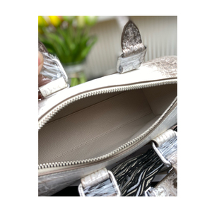 Wholesale Designer Top Quality Exotic Genuine Himalayan Color crocodile <b>Leather</b> Skin Travel Duffel <b>Bag</b> for Men - Product Image 6