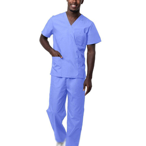 Costume d'hôpital personnalisé de couleur et de conception pour les hommes les plus vendus nouveau modèle de gommages pour hommes en couleur unie - Product Image 1