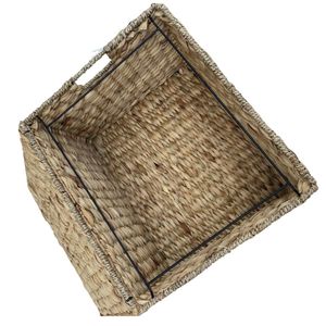 Panier en jacinthe d'eau écologique personnalisé de bonne qualité naturel tissé au Vietnam pièces et accessoires de sac de Offre Spéciale - Product Image 5
