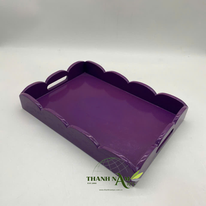 Plateau de service en MDF écologique avec poignées rectangulaires en bambou filé, taille personnalisée, sans danger pour les aliments, pour la cuisine domestique - Product Image 4