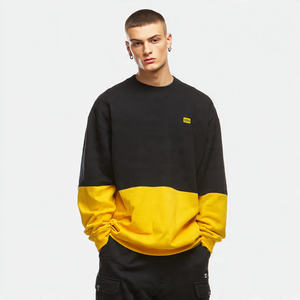 Sudadera de Forro Polar para Hombre, Cuello Redondo, Manga Larga, Diseño Holgado con Estampado Digital, Estilo Casual con Hombros Caídos - Product Image 4