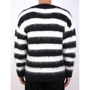 Vente en gros de pulls décontractés d'hiver 100% coton anti-rétrécissement surdimensionnés à la mode pour hommes - Product Image 2