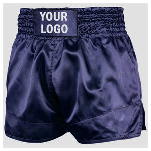 Venta al por mayor elástico de residuos de manchas 100% poliéster Muay Thai pantalones cortos de boxeo MMA corto de lucha de desgaste de boxeo de entrenamiento de manchas bóxer corto - Product Image 4