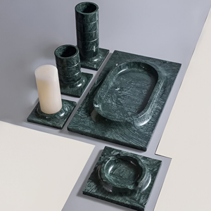 Plateau de service en marbre de qualité supérieure de conception moderne en gros directement de l'usine Décor de fête pour Noël Prix compétitifs - Product Image 1