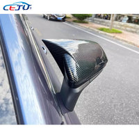Coque de rétroviseur latéral de voiture aspect carbone ABS pour BYD Destroyer 05 Chazor King Seal 5 2022-2025